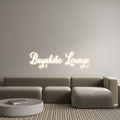 NEON LEDCustom Neon: Bayahibe Lounge - NEON DISCOUNT - Custom Neon SUR MESURE