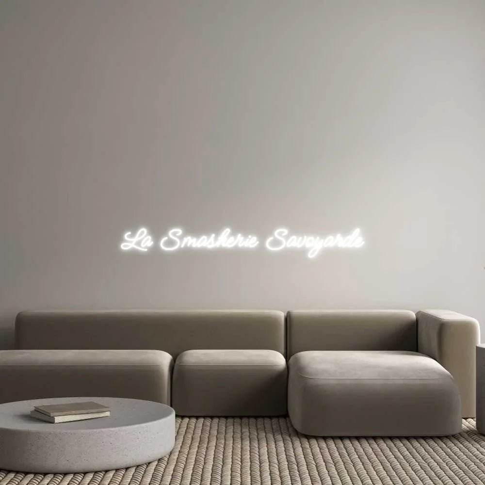 NEON LEDCustom Neon: La Smasherie Sa... - NEON DISCOUNT - Custom Neon SUR MESURE