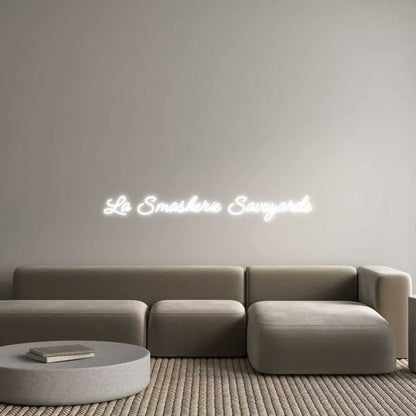NEON LEDCustom Neon: La Smasherie Sa... - NEON DISCOUNT - Custom Neon SUR MESURE