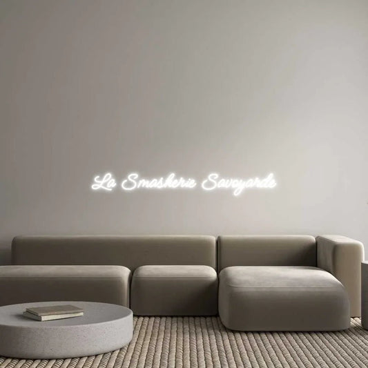 NEON LEDCustom Neon: La Smasherie Sa... - NEON DISCOUNT - Custom Neon SUR MESURE