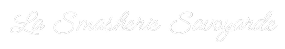 NEON LEDCustom Neon: La Smasherie Sa... - NEON DISCOUNT - Custom Neon SUR MESURE