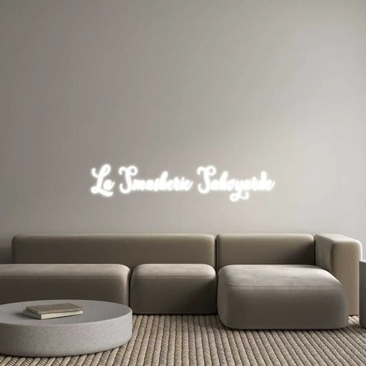 NEON LEDCustom Neon: La Smasherie Sa... - NEON DISCOUNT - Custom Neon SUR MESURE