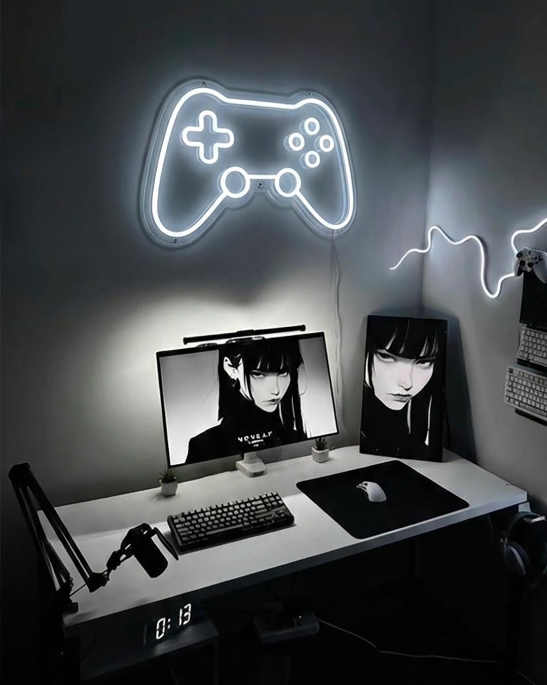 NEON LEDNéon LED Manette de Jeux - Enseigne Lumineuse Gaming - NEON DISCOUNT - Custom Neon SUR MESURE